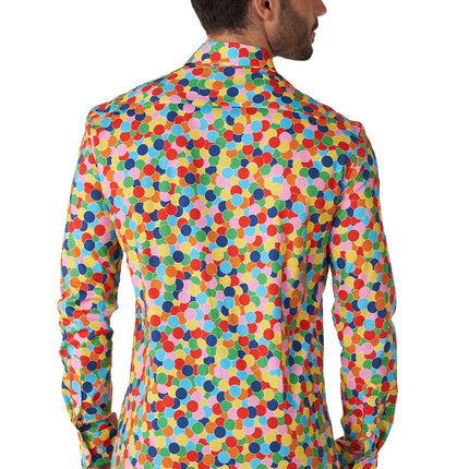 Feest Confetti Overhemd Heren OppoSuits