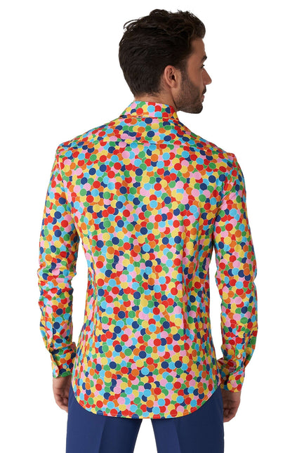 Feest Confetti Overhemd Heren OppoSuits