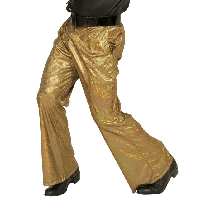 Disco 70S Broek Goud Heren