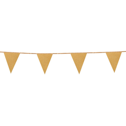 Gouden Slinger Glitter Papier 6m