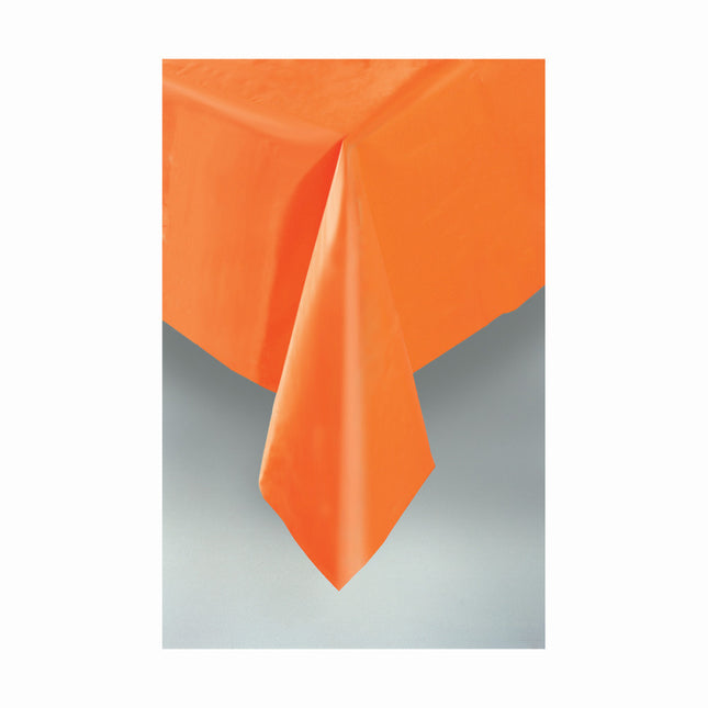 Oranje Tafelkleed Plastic 2,74m