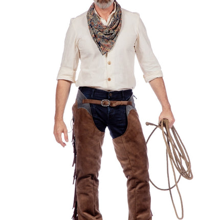 Cowboy Broek Bruin Heren