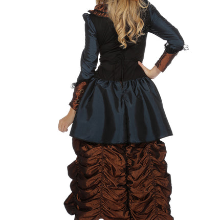 Steampunk Jurk Blauw