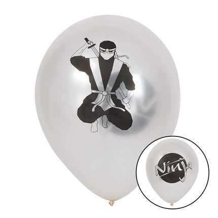 Ninja Ballonnen 25cm 6st