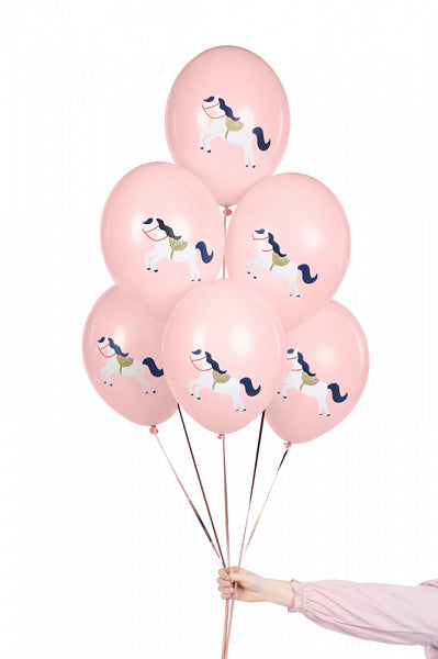 Paarden Ballonnen 30cm 6st