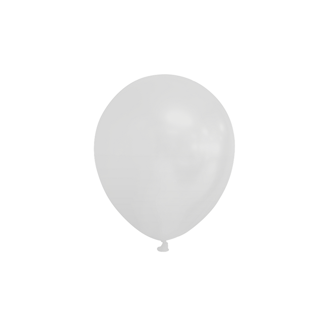 Grijze Ballonnen 13cm 100st