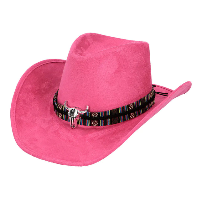 Roze Cowboy Hoed Luxe