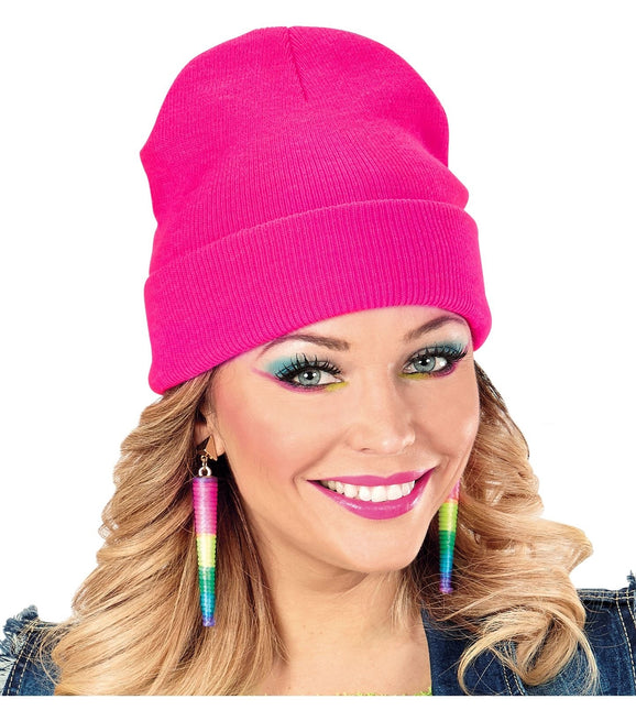 Neon Roze Muts