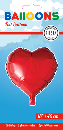 Helium Ballon Hart 45cm leeg