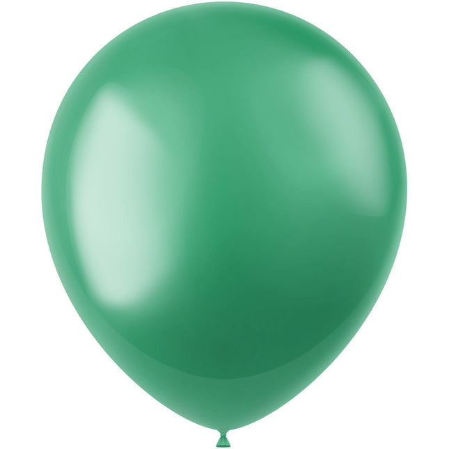 Groene Ballonnen Metallic Regal Green 33cm 50st