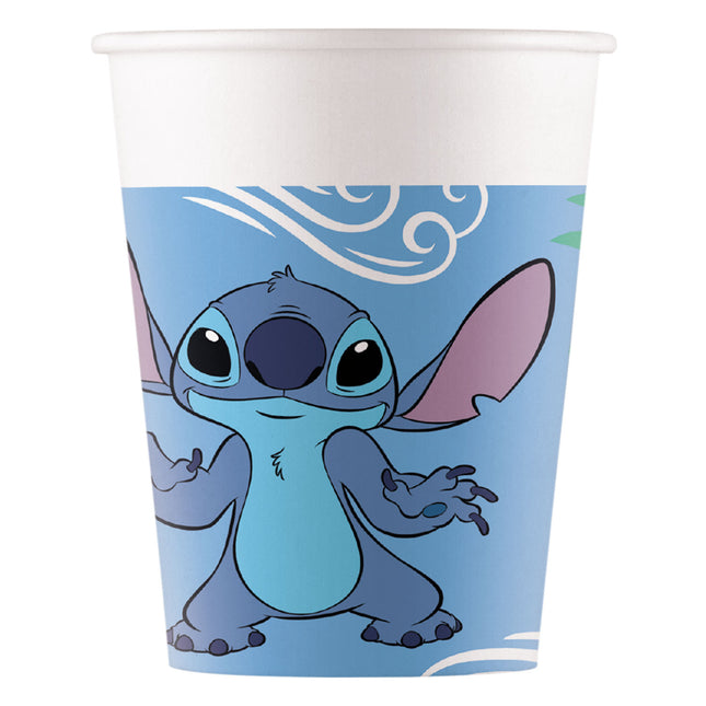 Stitch Bekers Papier 200ml 8st