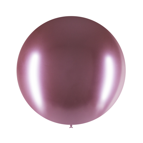 Roze Reuze Ballon Chroom 60cm