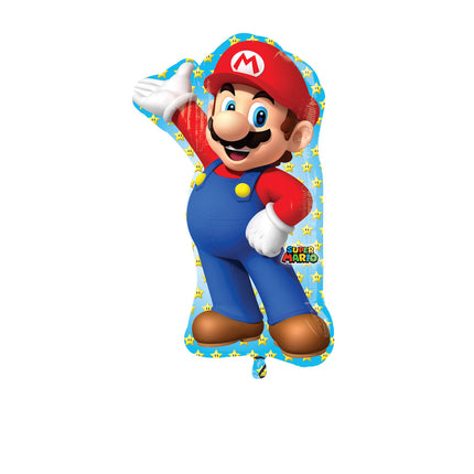 Super Mario Helium Ballon XL 83cm leeg