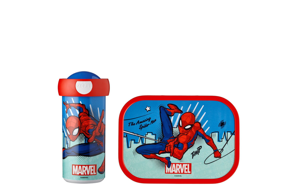 Lunchset Campus Schoolbeker+Lunchbox Spiderman