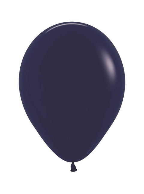 Ballonnen Navy Blue 25cm 100st