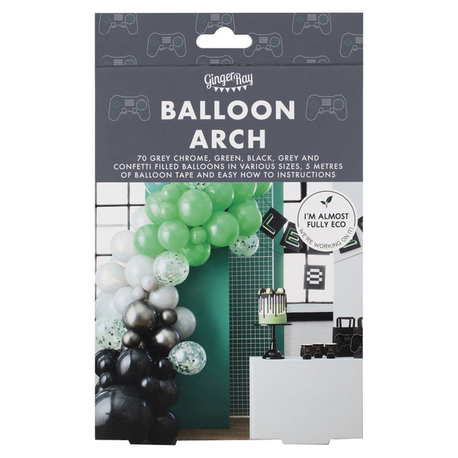 Ballonnenboog Zwart/Groen