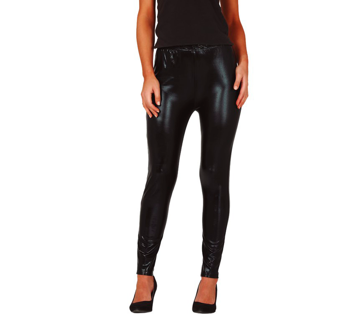 Zwarte Legging Metallic 1m