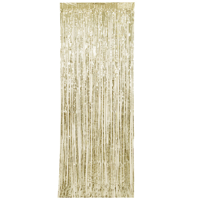 Deurgordijn Gouden Metallic Folie 2,4m