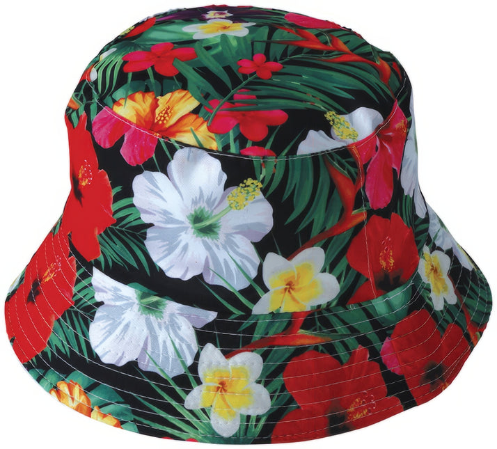 Hawaii Bucket Hat Bloemen