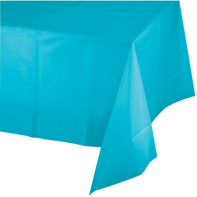 Blauw Tafelkleed Plastic 2,74m