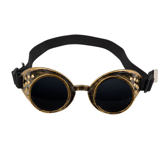 Zwarte Bril Steampunk