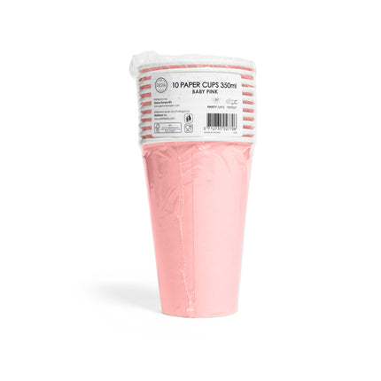 Roze Bekers Papier 350ml 10st