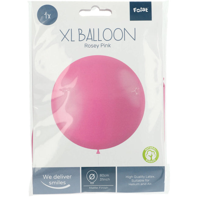 Roze Ballon Rosey Pink 78cm