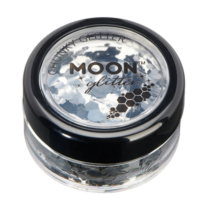 Moon Glitter Classic Chunky Glitter Silver 3g