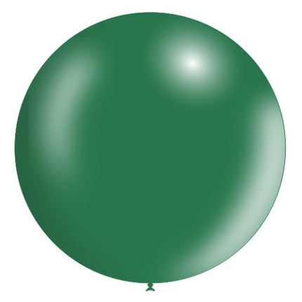 Donkergroene Reuze Ballon XL Metallic 91cm