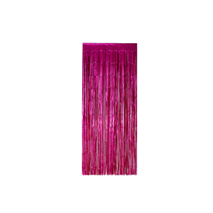 Fuchsia Deurgordijn Folie 2,4m