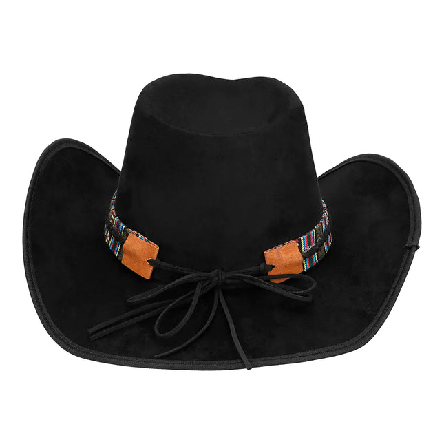 Zwarte Cowboy Hoed Luxe