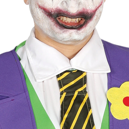 Joker Kostuum Paars Heren