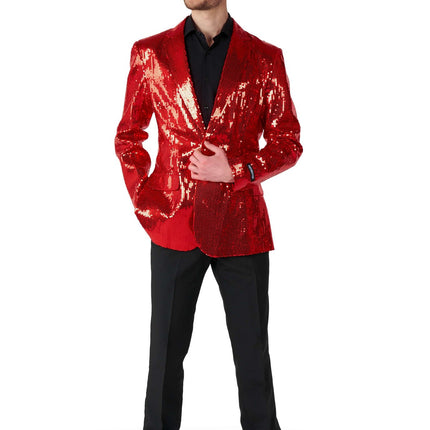 Paillet Rood Blazer Heren Suitmeister