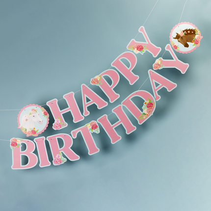 Happy Birthday Letterslinger Paarden 2,5m