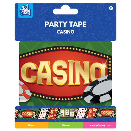 Party Tape Casino 1,2m