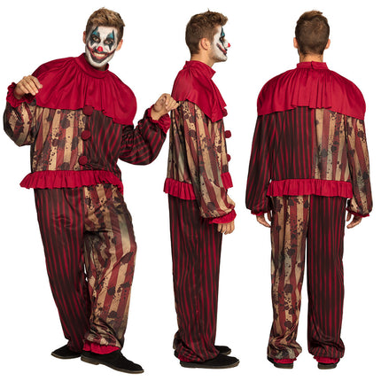 Halloween Clown Kostuum Rood