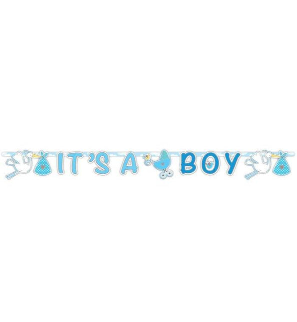 Geboorte Letterslinger Jongen It's A Boy 170cm