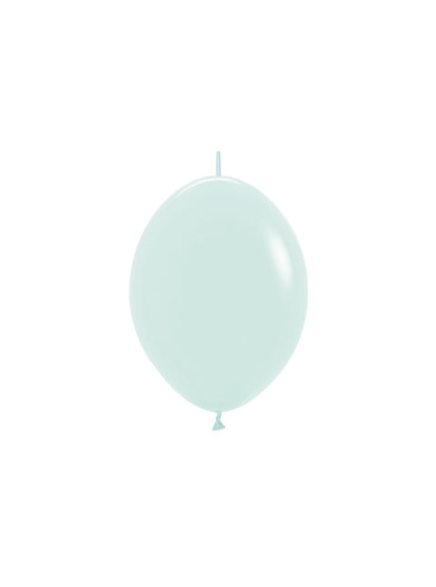 Ballonnen Pastel Matte Green 15cm 50st