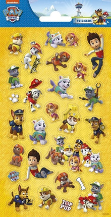 Paw Patrol Stickers Glitter