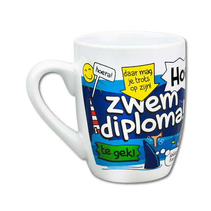 Mok Zwemdiploma 12cm