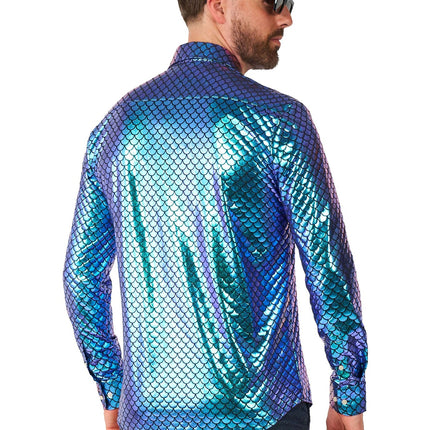 Zeemeermin Disco Overhemd Heren OppoSuits