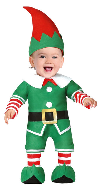 Kerst Elfje Pak Baby Deluxe