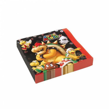 Super Mario Servetten 33cm 20st