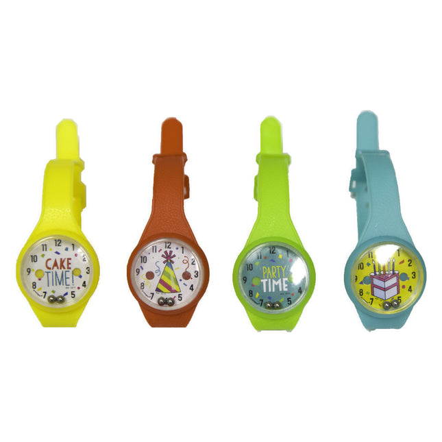 Uitdeelcadeautjes Horloge Puzzels 17,8cm 4st