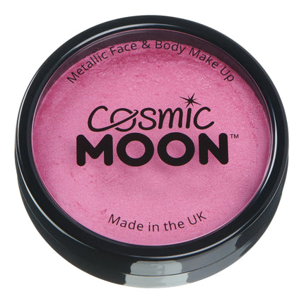 Cosmic Moon Metallic Pro Face Paint Cake Pots Pink 36g