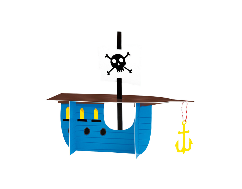 Tafeldecoratie Piratenschip