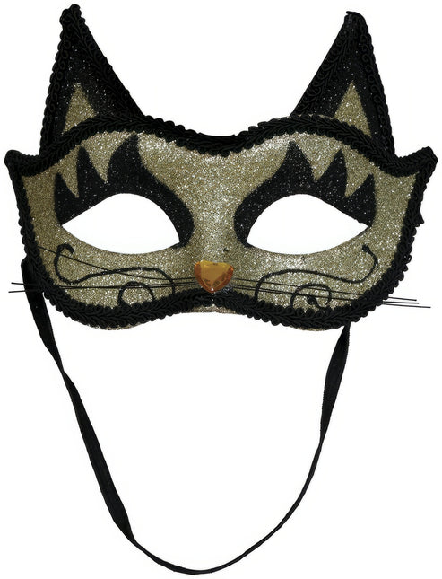 Venetiaans Oogmasker Goud Kat