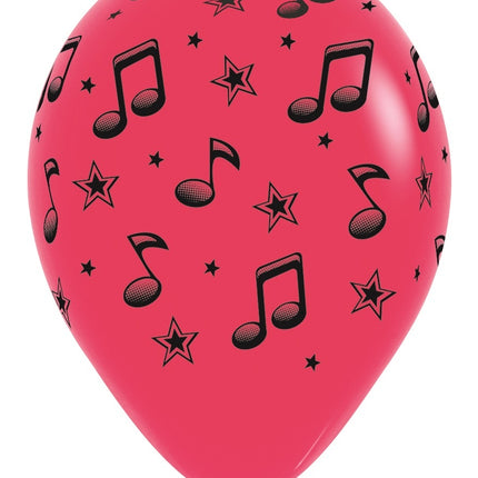 Ballonnen Music Notes 30cm 25st