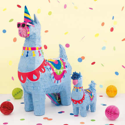 Pinata Lama Blauw 54cm