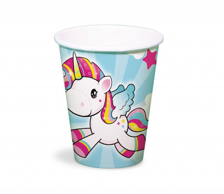 Unicorn Bekers Karton 250ml 8st